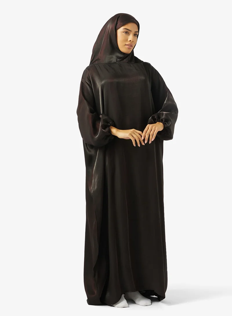 hayas closet  Shirred Sleeve Prayer Dress for Women | Best Price UAE